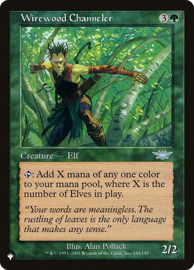 Wirewood Channeler (The List) Near Mint