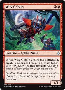 Wily Goblin (Ixalan) Light Play