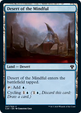Desert of the Mindful (Commander 2020 Ikoria) Light Play