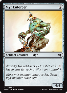 Myr Enforcer (Modern Masters 2015) Light Play