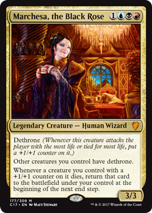 Marchesa, the Black Rose (Commander 2017) Light Play