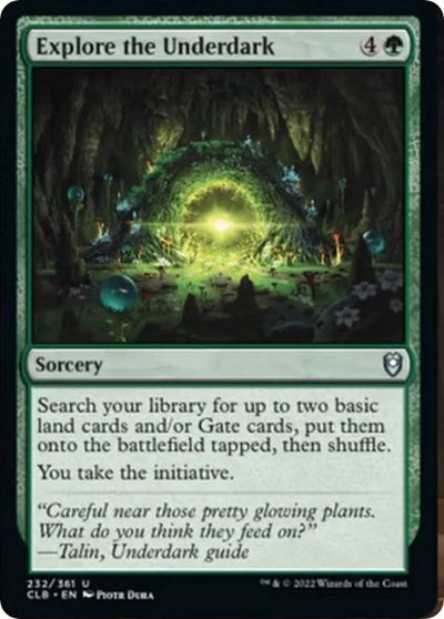 Explore the Underdark (Commander Legends: Battle for Baldur's Gate) Near Mint Foil