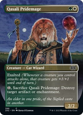 Qasali Pridemage (Borderless) (Double Masters 2022) Light Play