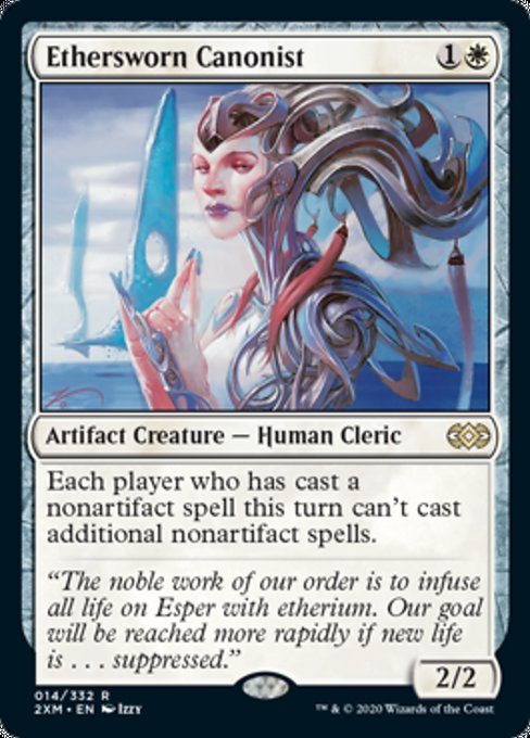 Ethersworn Canonist (Double Masters) Light Play