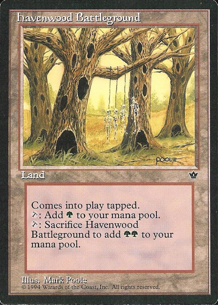 Havenwood Battleground (Fallen Empires) Light Play