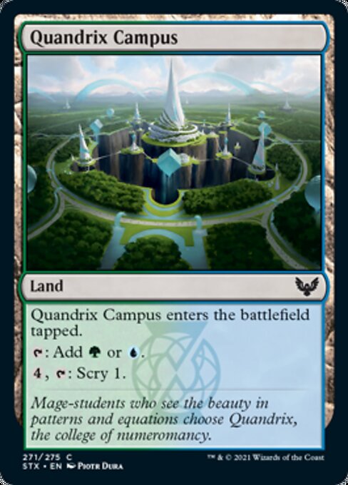 Quandrix Campus (Strixhaven) Light Play Foil