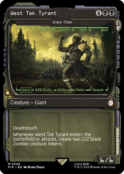 West Tek Tyrant - Grave Titan (Showcase) (Universes Beyond: Fallout) Light Play