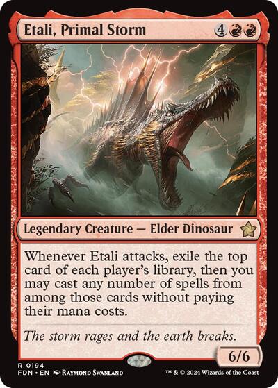 Etali, Primal Storm (Foundations) Light Play