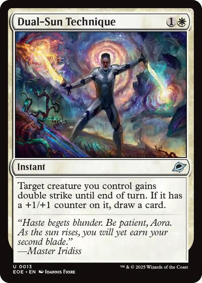 Dual-Sun Technique (Edge of Eternities) Near Mint Foil