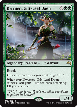 Dwynen, Gilt-Leaf Daen (Magic Origins) Light Play