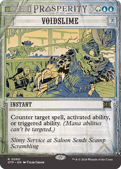 Voidslime (Outlaws of Thunder Junction: Breaking News) Light Play Foil