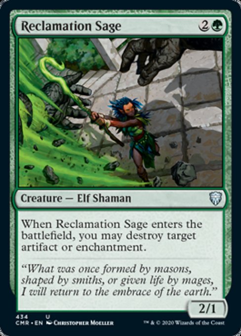 Reclamation Sage (Commander 2020 Commander Legends) Near Mint