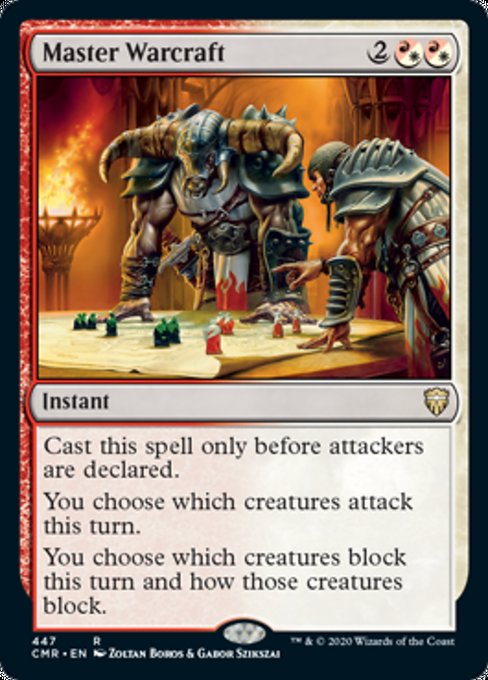 Master Warcraft (Commander 2020 Commander Legends) Light Play