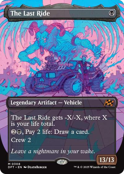 The Last Ride (Borderless) (Aetherdrift) Near Mint Foil