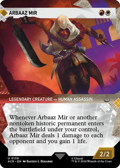 Arbaaz Mir (Showcase) (Universes Beyond: Assassin's Creed) Light Play