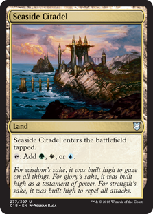 Seaside Citadel (Commander 2018) Light Play