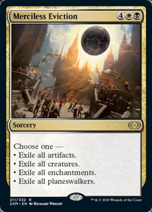 Merciless Eviction (Double Masters) Light Play