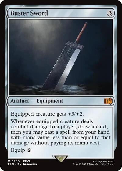 Buster Sword (Universes Beyond: FINAL FANTASY) Near Mint