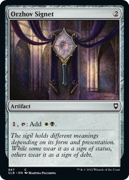 Orzhov Signet (Commander Legends: Battle for Baldur's Gate) Near Mint