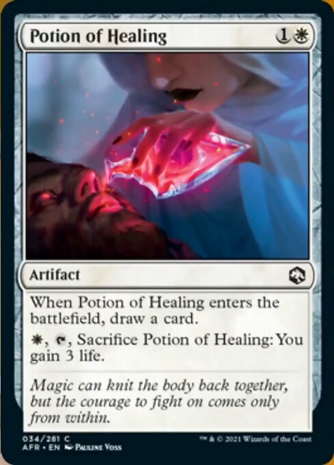 Potion of Healing (Adventures in the Forgotten Realms) Light Play Foil