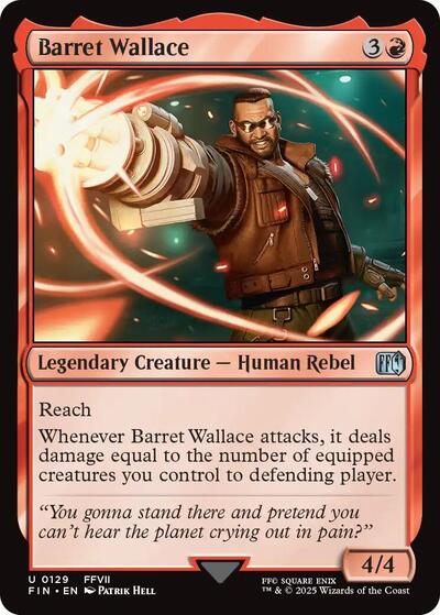 Barret Wallace (Universes Beyond: FINAL FANTASY) Near Mint Foil