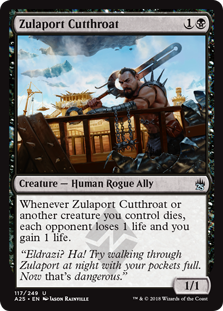 Zulaport Cutthroat (Masters 25) Light Play