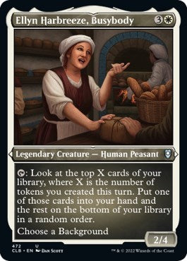 Ellyn Harbreeze, Busybody (Etched Foil) (Commander Legends: Battle for Baldur's Gate) Near Mint Foil