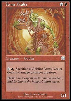Arms Dealer (Mercadian Masques) Light Play