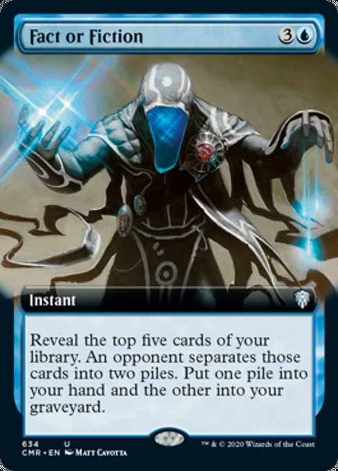 Fact or Fiction (Extended Art) (Commander Legends) Light Play Foil