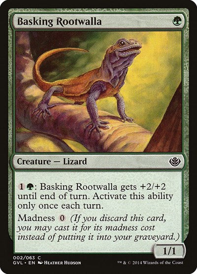 Basking Rootwalla (Duel Decks: Anthology) Light Play