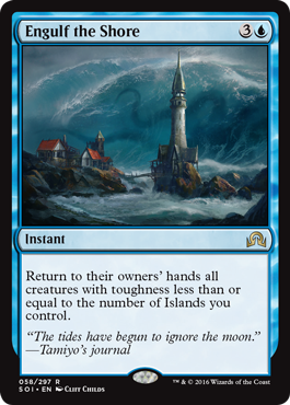 Engulf the Shore (Shadows Over Innistrad) Light Play