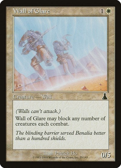 Wall of Glare (Urza's Destiny) Light Play