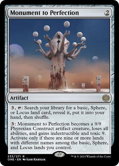 Monument to Perfection (Phyrexia: All Will Be One) Near Mint Foil