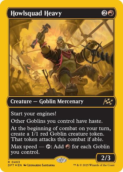 Howlsquad Heavy (First-Place Foil) (Aetherdrift) Near Mint Foil