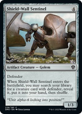 Shield-Wall Sentinel (Dominaria United) Light Play