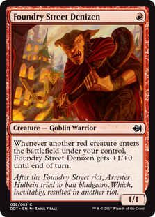 Foundry Street Denizen (Duel Decks: Merfolk vs Goblins) Light Play