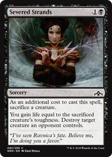 Severed Strands (Guilds of Ravnica) Light Play
