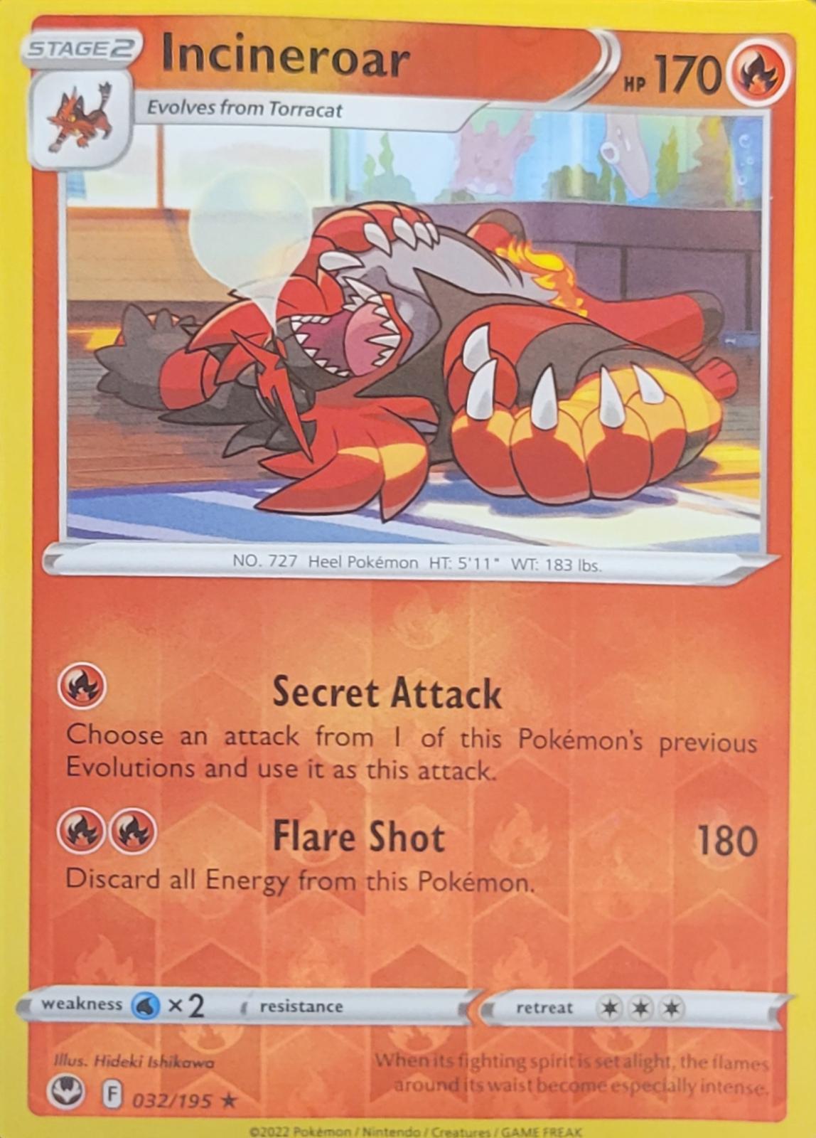 Incineroar | Near Mint / English / Reverse Holofoil