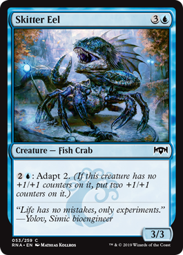 Skitter Eel (Ravnica Allegiance) Light Play Foil
