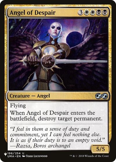 Angel of Despair (The List) Near Mint