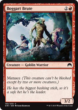 Boggart Brute (Magic Origins) Light Play Foil