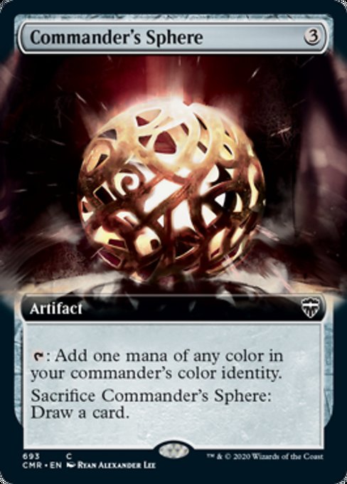 Commander's Sphere (Extended Art) (Commander Legends) Near Mint