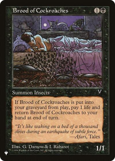 Brood of Cockroaches (The List) Near Mint