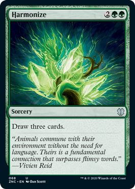 Harmonize (Commander 2020 Zendikar Rising) Near Mint