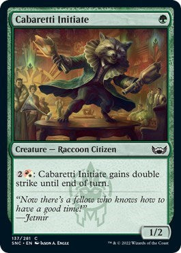 Cabaretti Initiate (Streets of New Capenna) Light Play Foil