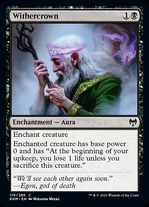 Withercrown (Kaldheim) Near Mint Foil