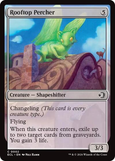 Rooftop Percher (Lorwyn Eclipsed) Near Mint Foil