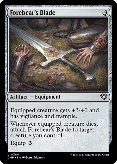 Forebear's Blade (Commander Masters) Light Play