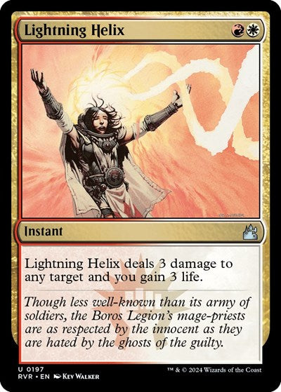 Lightning Helix (Ravnica Remastered) Light Play
