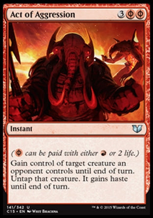 Act of Aggression (Commander 2015) Light Play